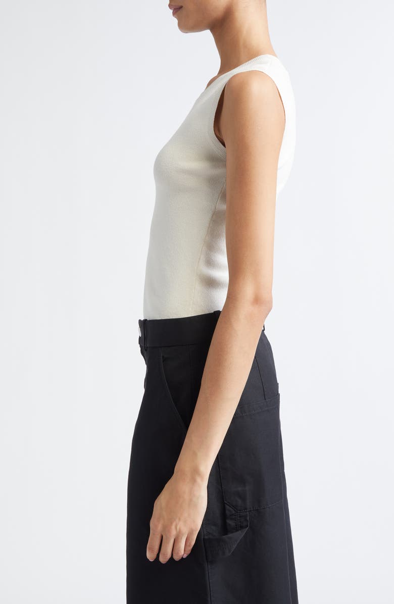 PARTOW Bowery Sleeveless Silk Blend Sweater, Alternate, color, Ivory