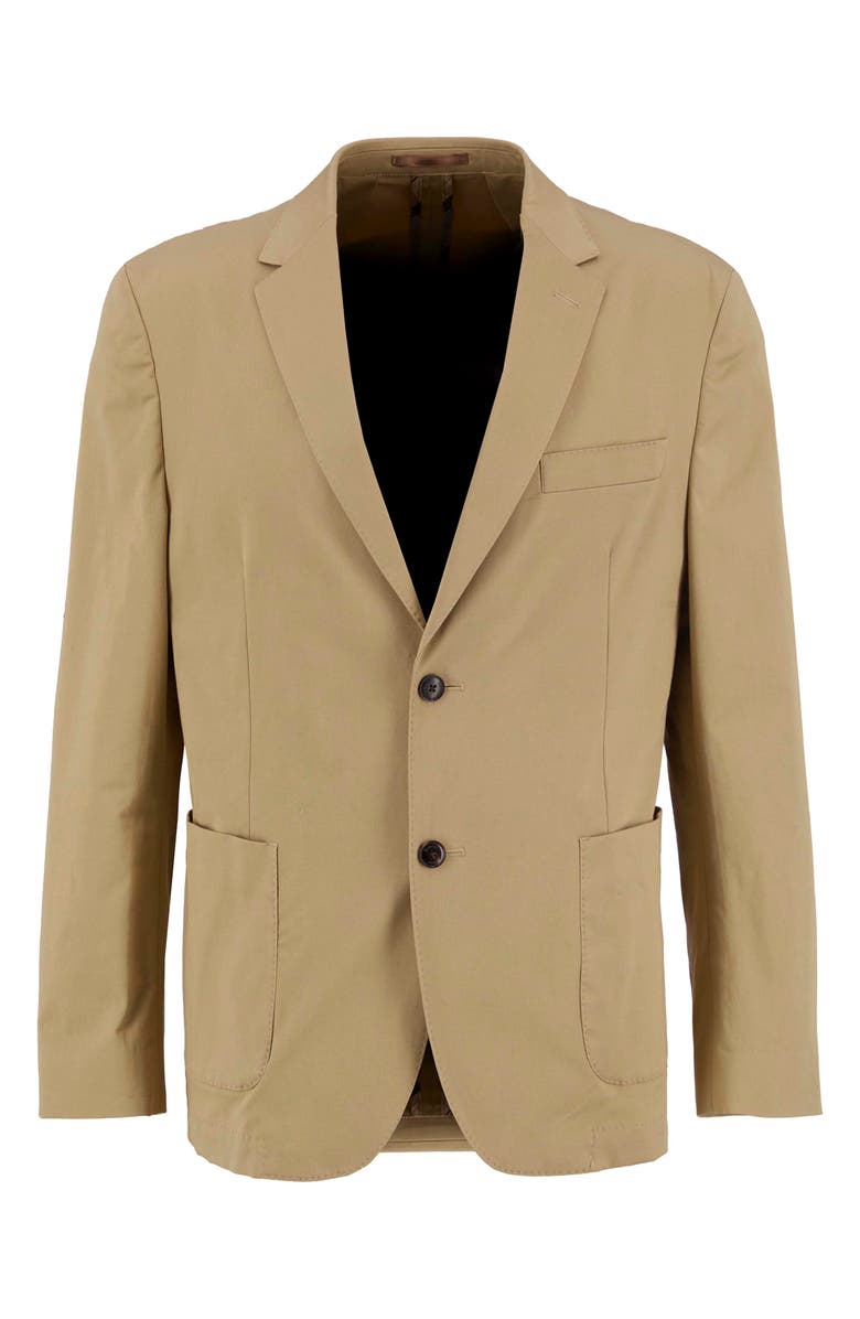 Barbour Bellamy Tailored Fit Stretch Cotton Blazer, Alternate, color, Sand