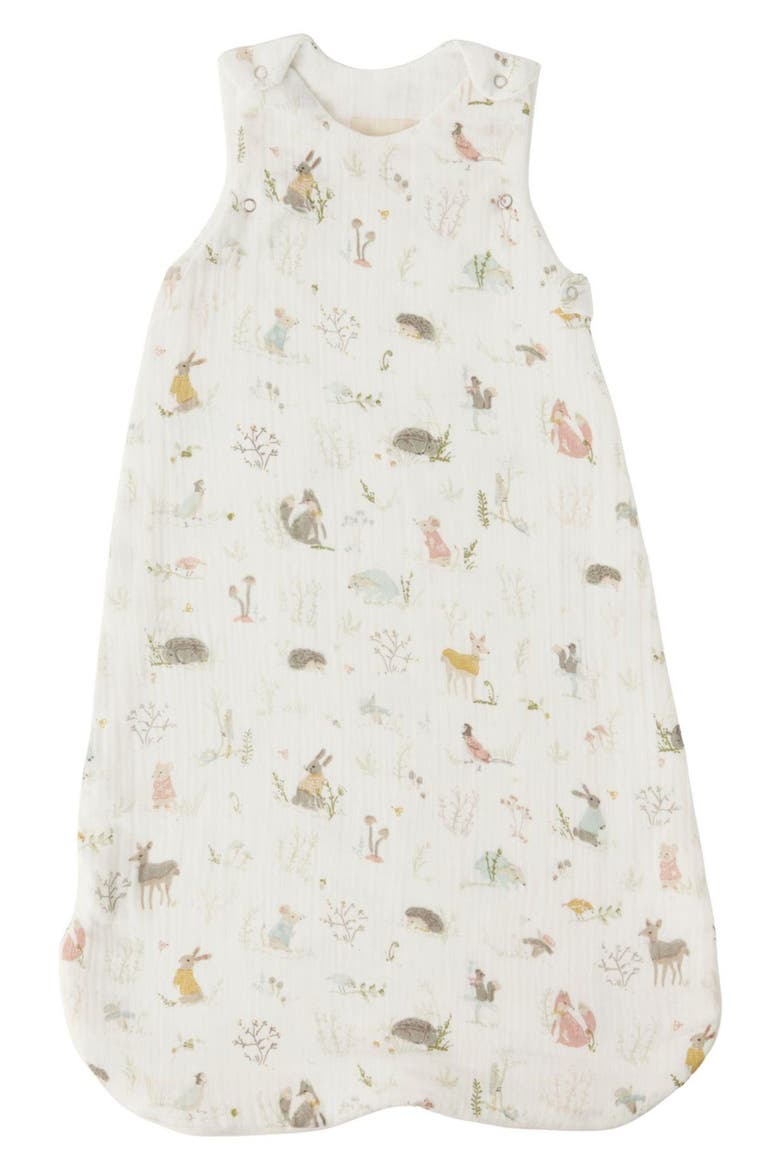 1.0 Organic Cotton Wearable Blanket, Main, color, FOREST FABLE