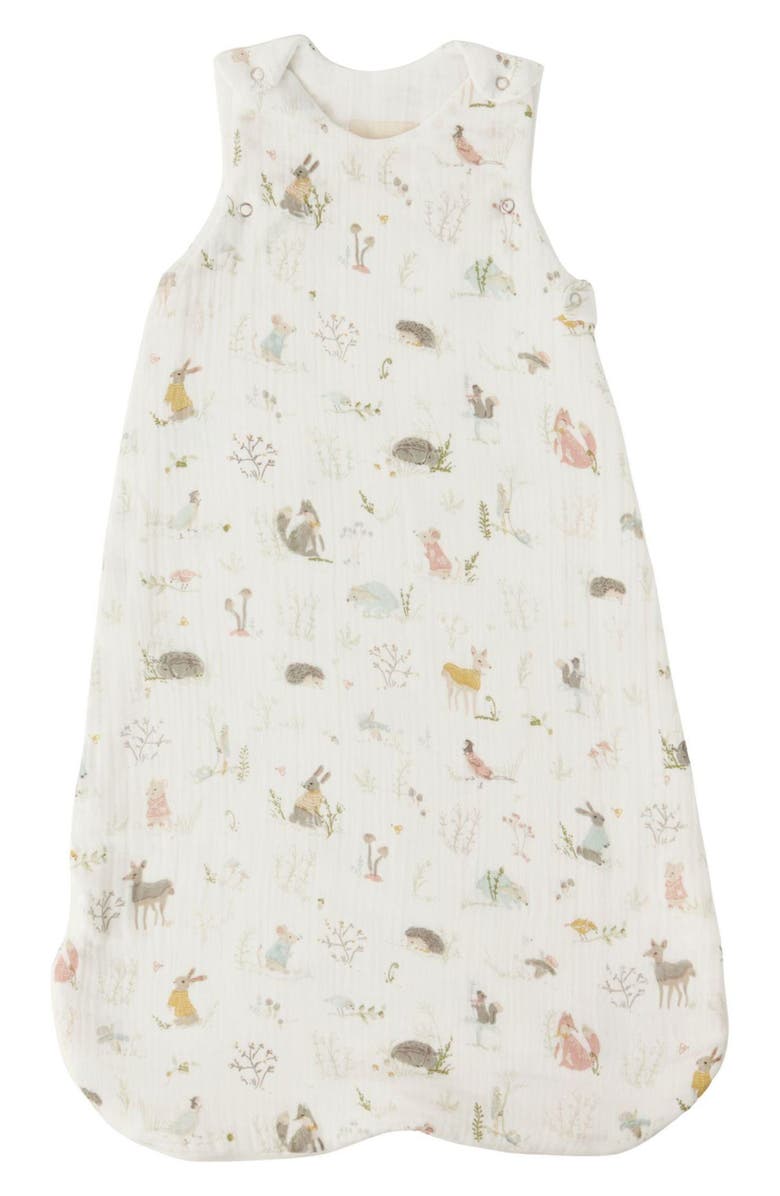 Pehr 1.0 Organic Cotton Wearable Blanket, Main, color, Forest Fable