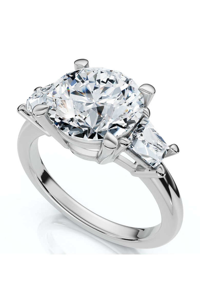 Bliss Diamond Certified 3 3/4Ct Kiran Diamond Engagement Ring 14k Gold, Alternate, color, 14K White Gold