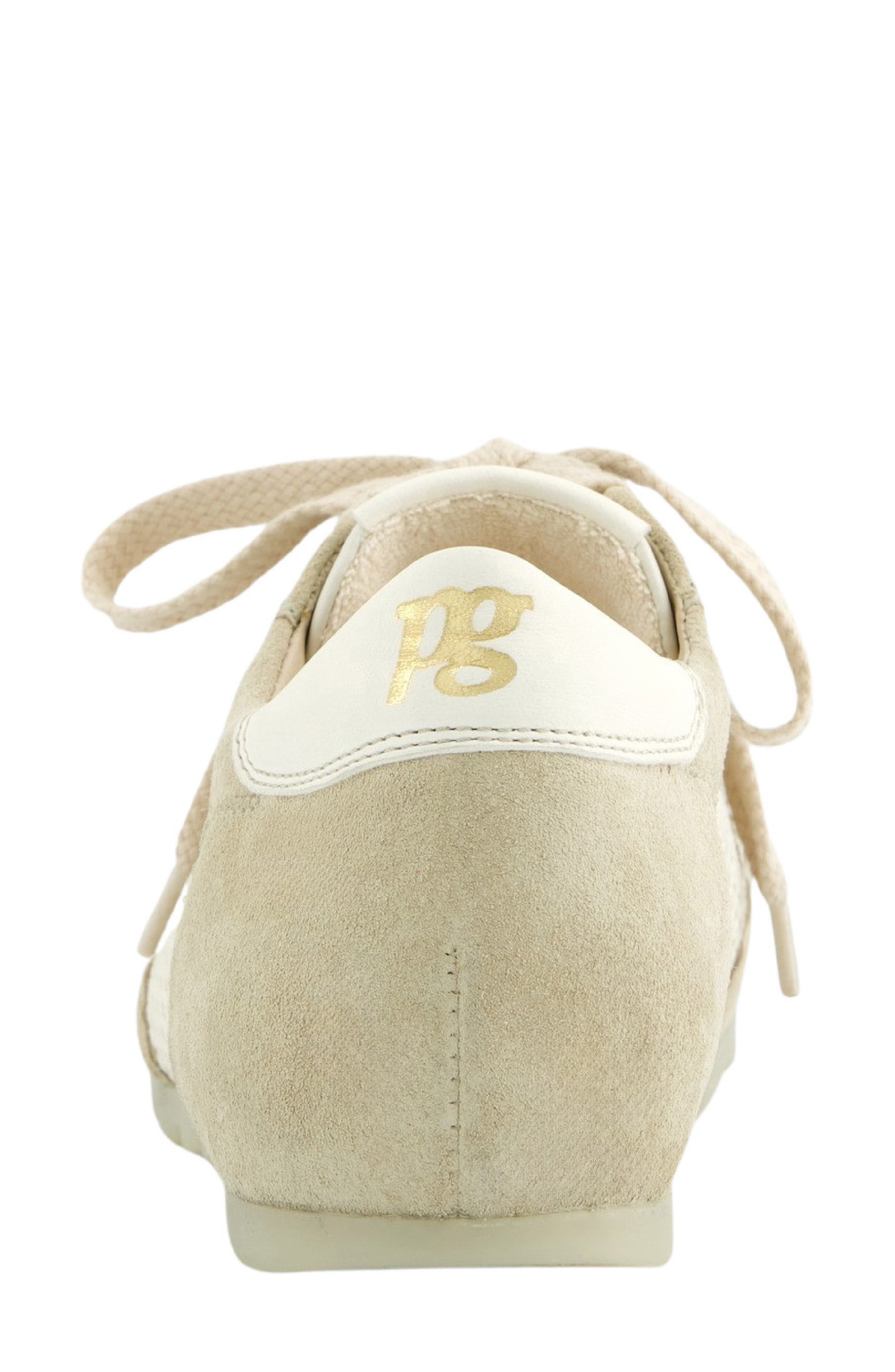 Paul Green Dario Mesh Cutout Sneaker, Alternate, color, Biscuit Cream Mesh Combo