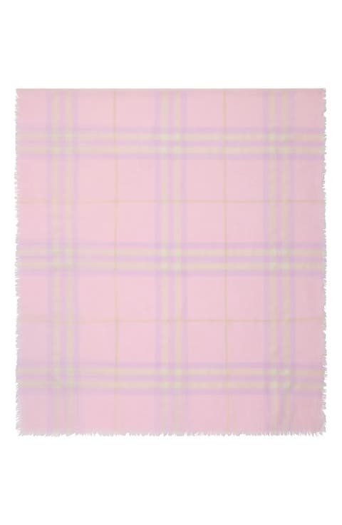 Giant Check Lightweight Wool Scarf