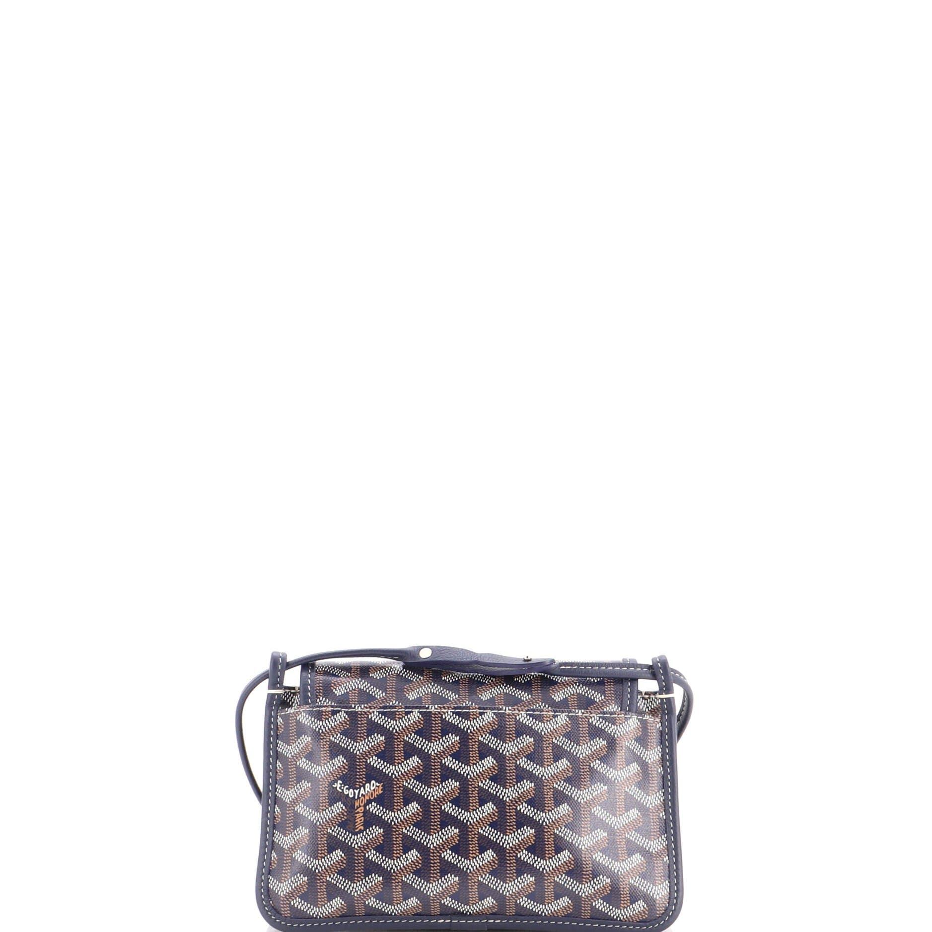Plumet Clutch Wallet Coated Canvas, Alternate, color, Blue