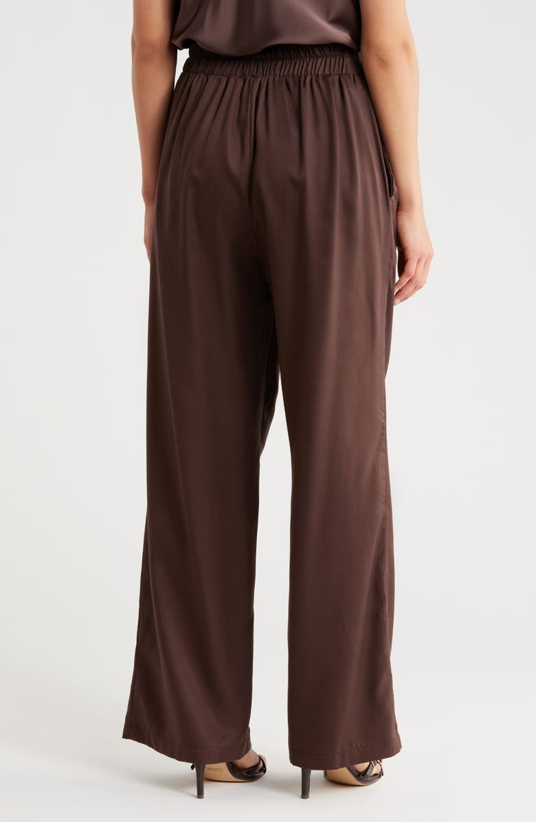 Renee C Straight Leg Pants, Alternate, color, Chocolate
