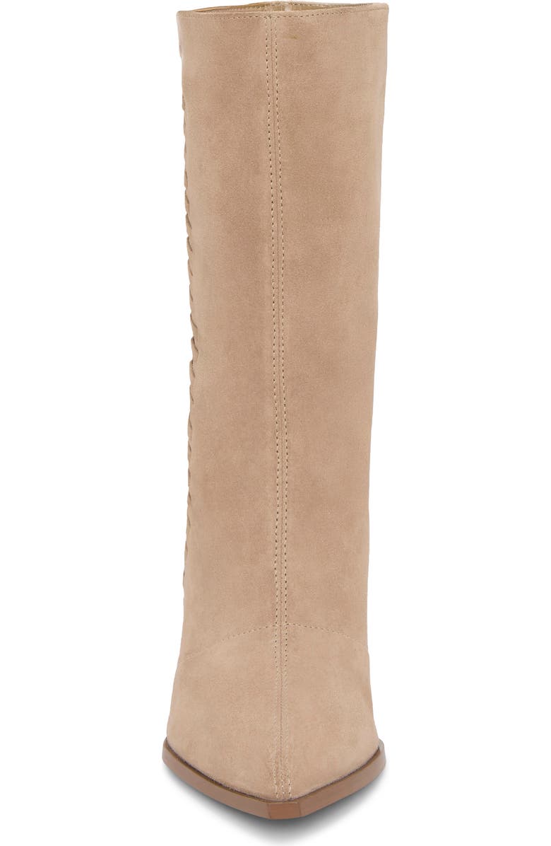 Vince Camuto Lorrys Whipstitch Block Heel Boot, Alternate, color, Tortilla