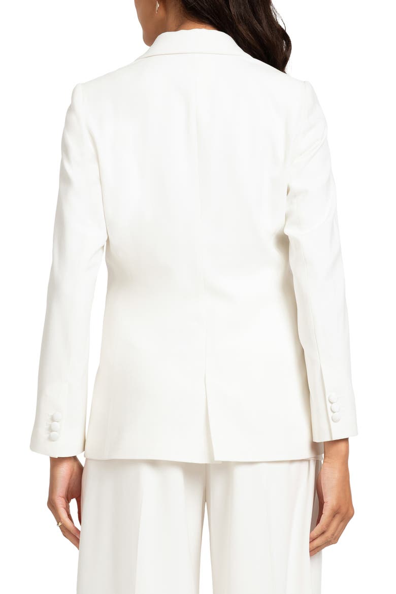 Tuxedo Maternity-to-Nursing Blazer, Alternate, color, WHITE