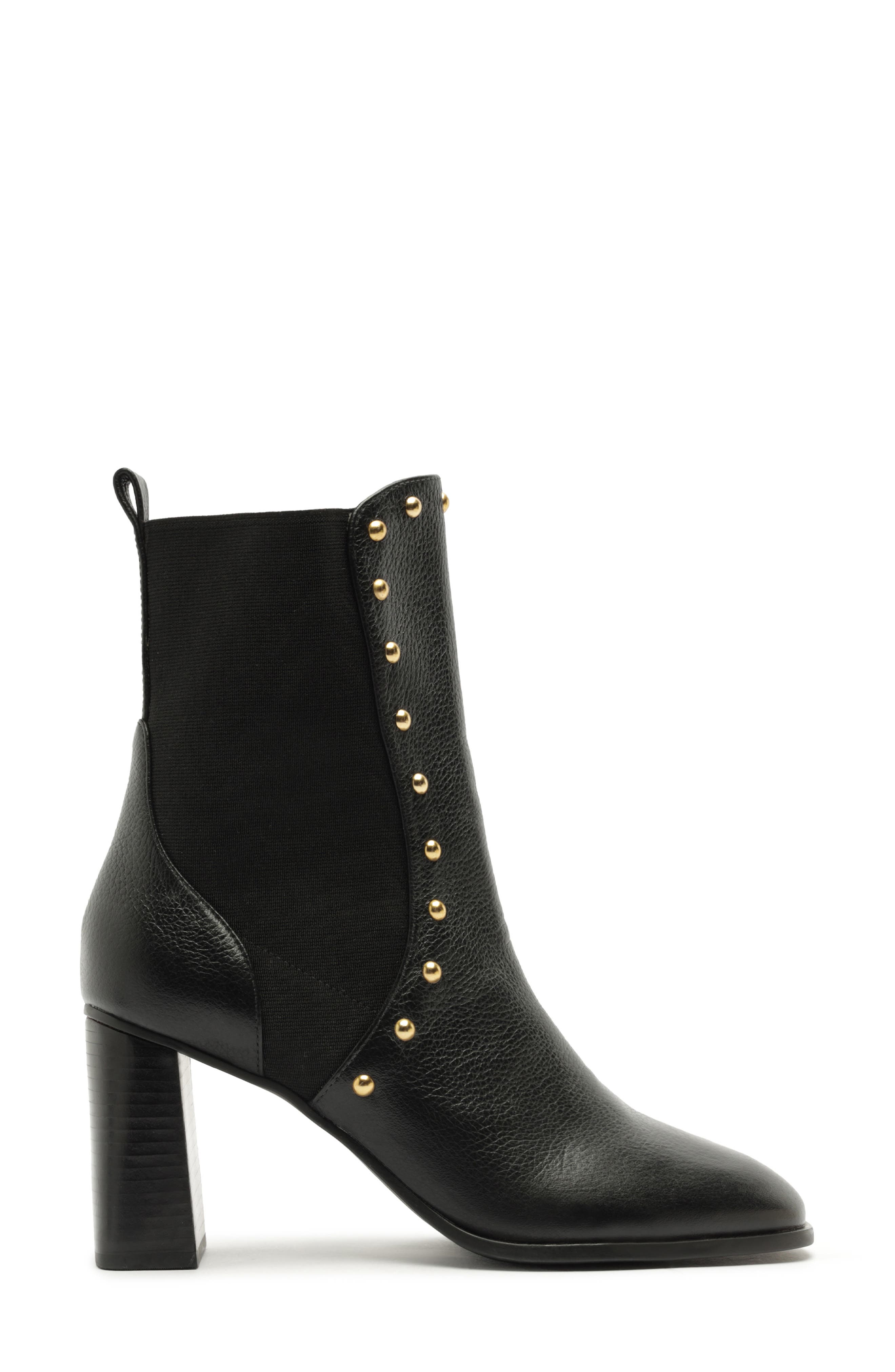 Arezzo Rony Chelsea Boot, Alternate, color, Black