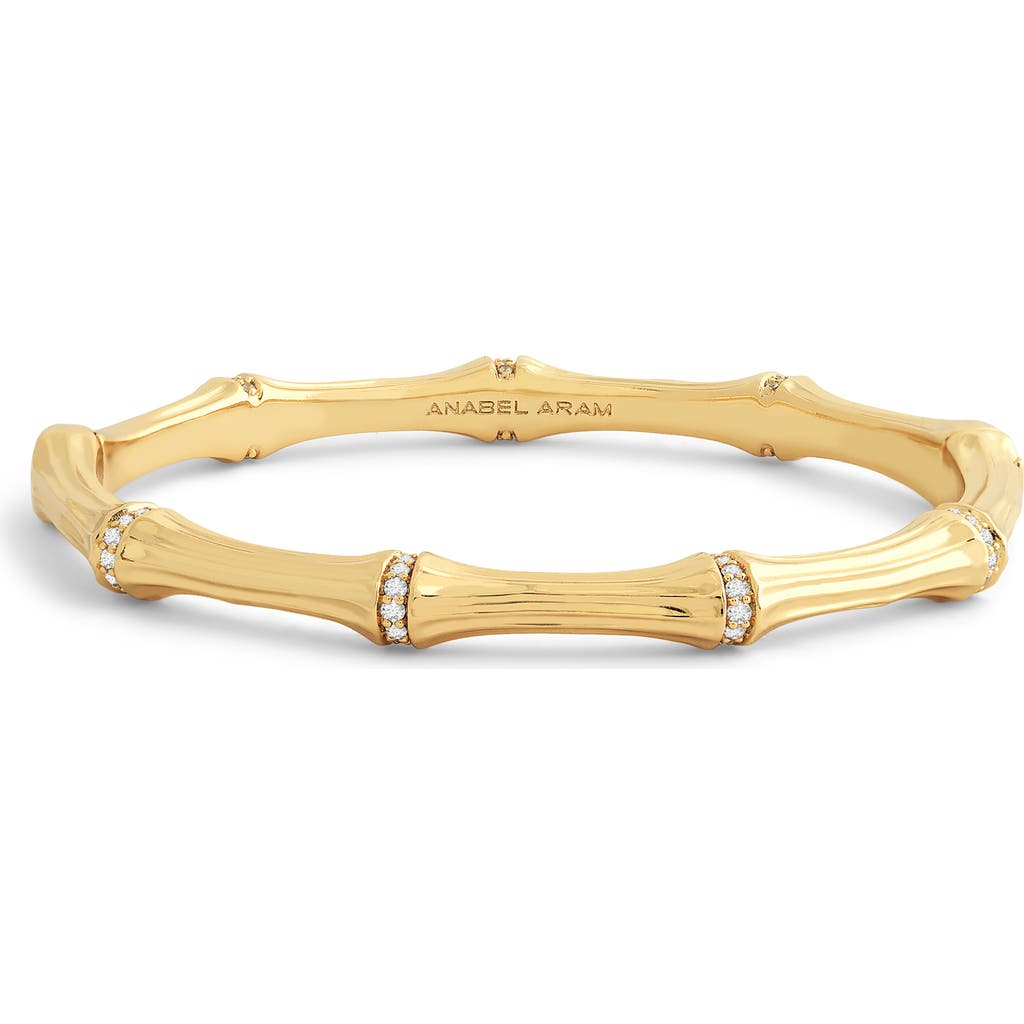 Anabel Aram Jewelry Bamboo Texture Bangle in Gold  product