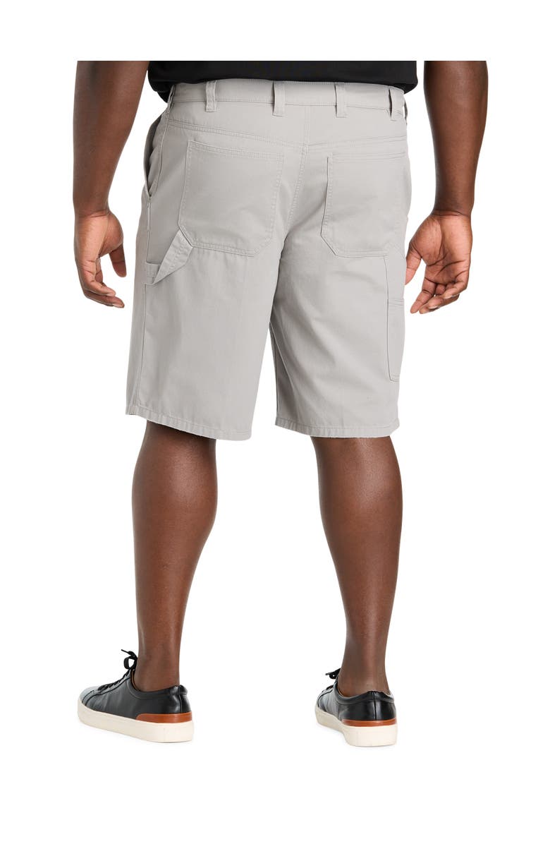 True Nation by DXL Big & Tall Relaxed-Fit Carpenter Shorts, Alternate, color, Griffin Gray