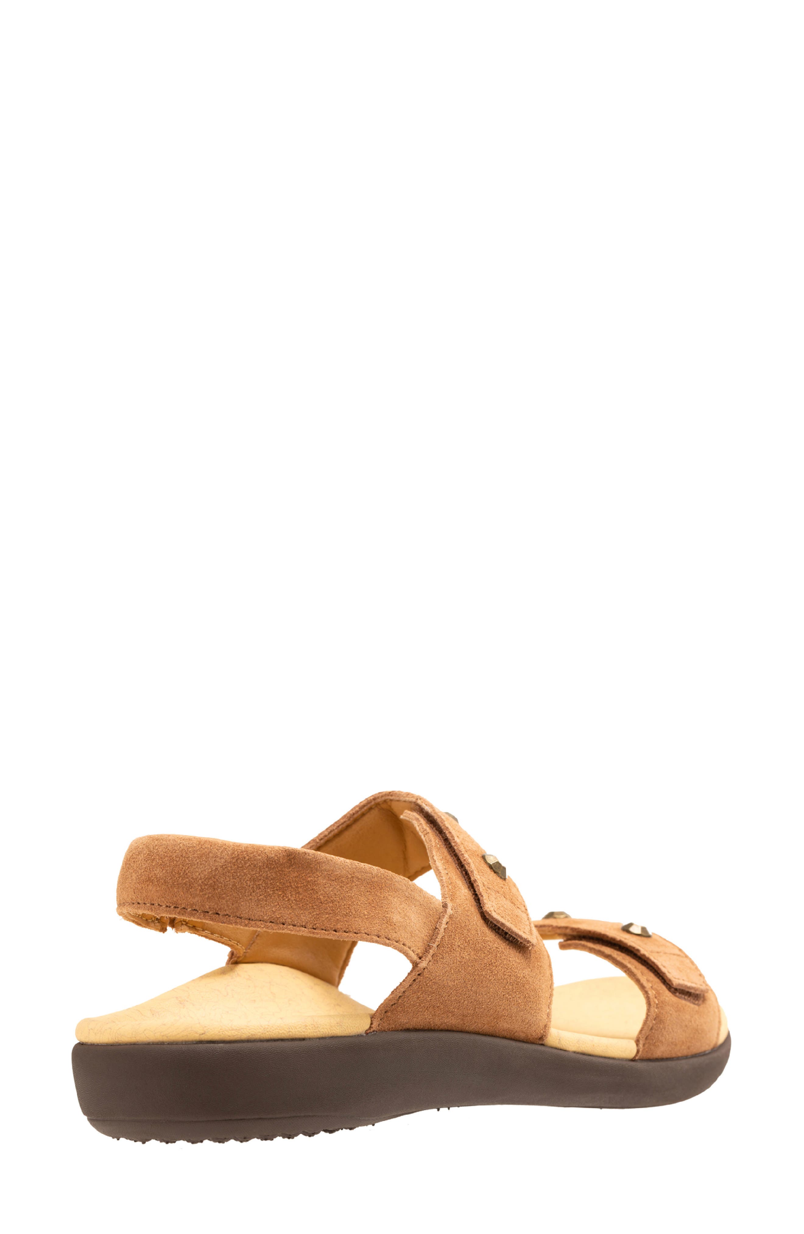 Terra Leather Sandal, Alternate, color, BISON