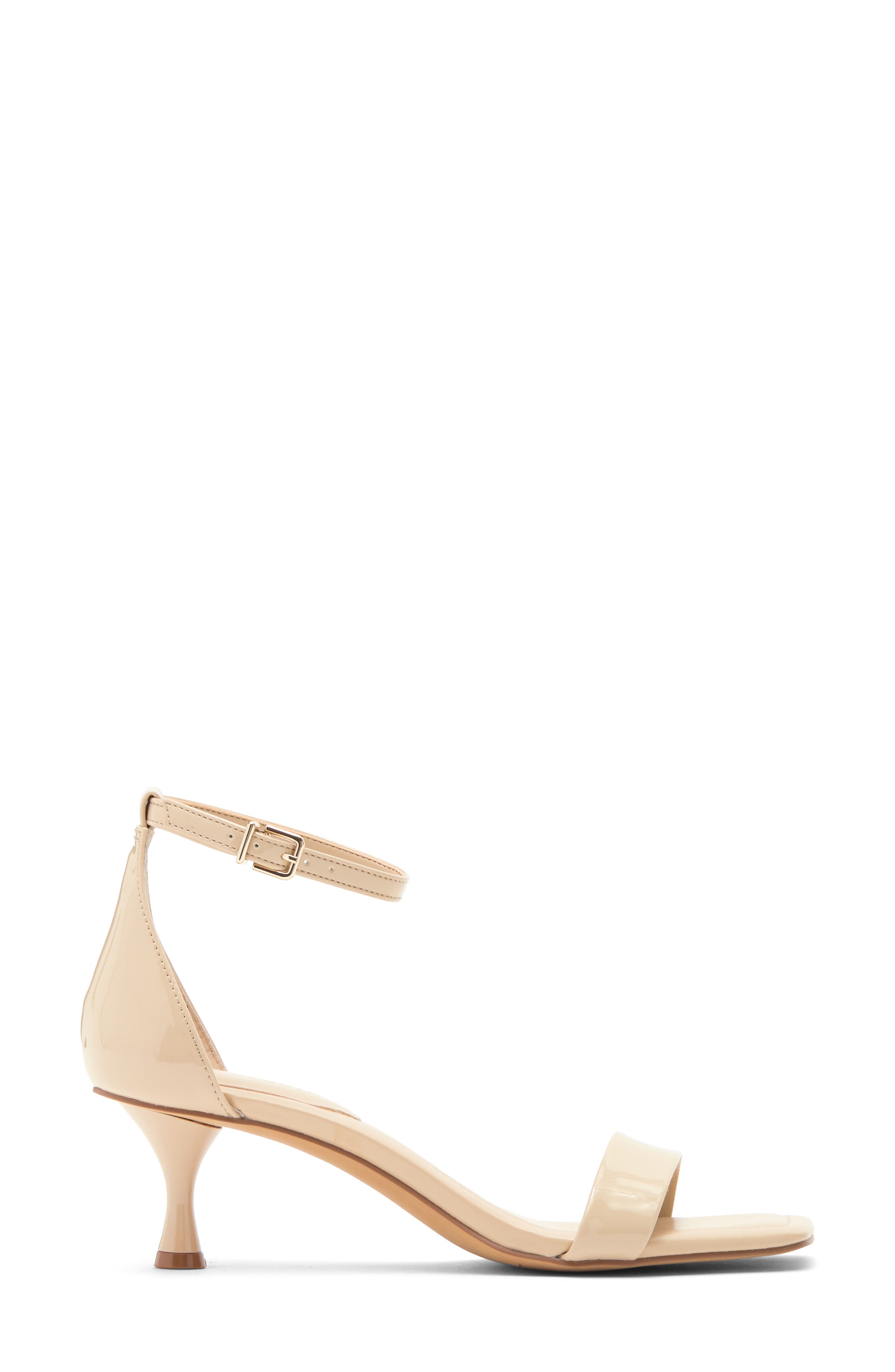 Vinkely Square Toe Kitten Heel Sandal, Alternate, color, CAFFE PATENT