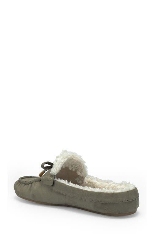 Aerosoles Dafina Faux Fur Mule In Green