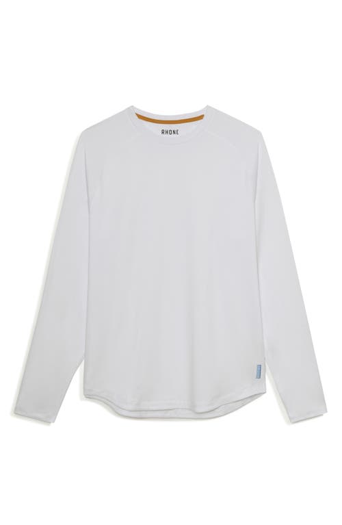 Rhone Atmosphere Long Sleeve Performance T-shirt In Bright White