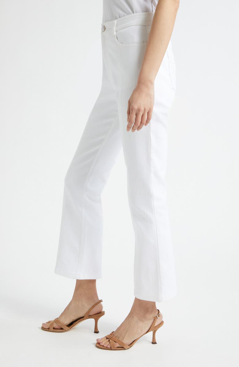 Cinq à Sept Stevie Crop Jeans, Alternate, color, White