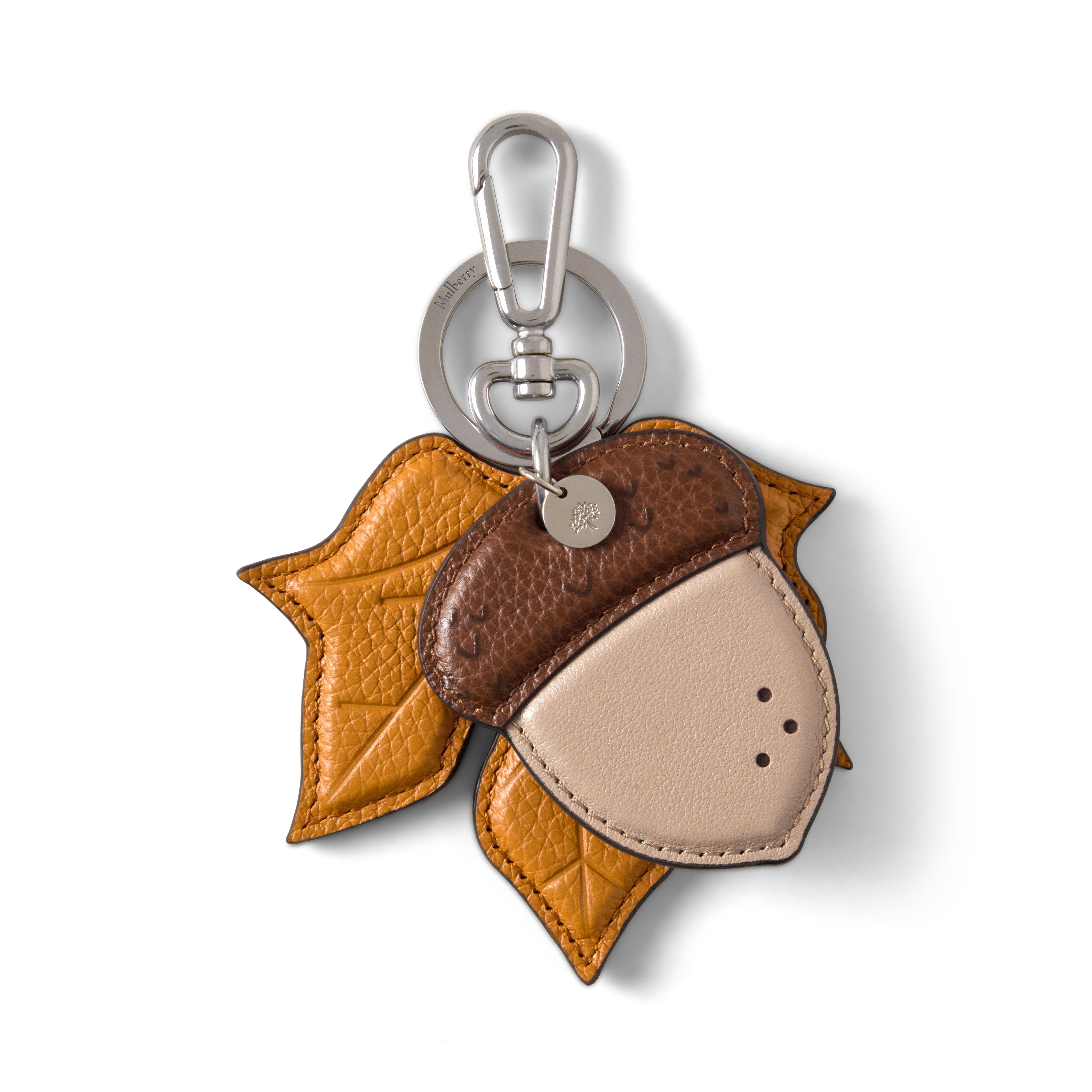 Mulberry British Park Keyring - Acorn, Main, color, Multi