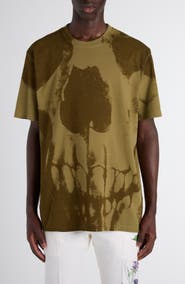 McQueen Exploded Skull Graphic T-Shirt