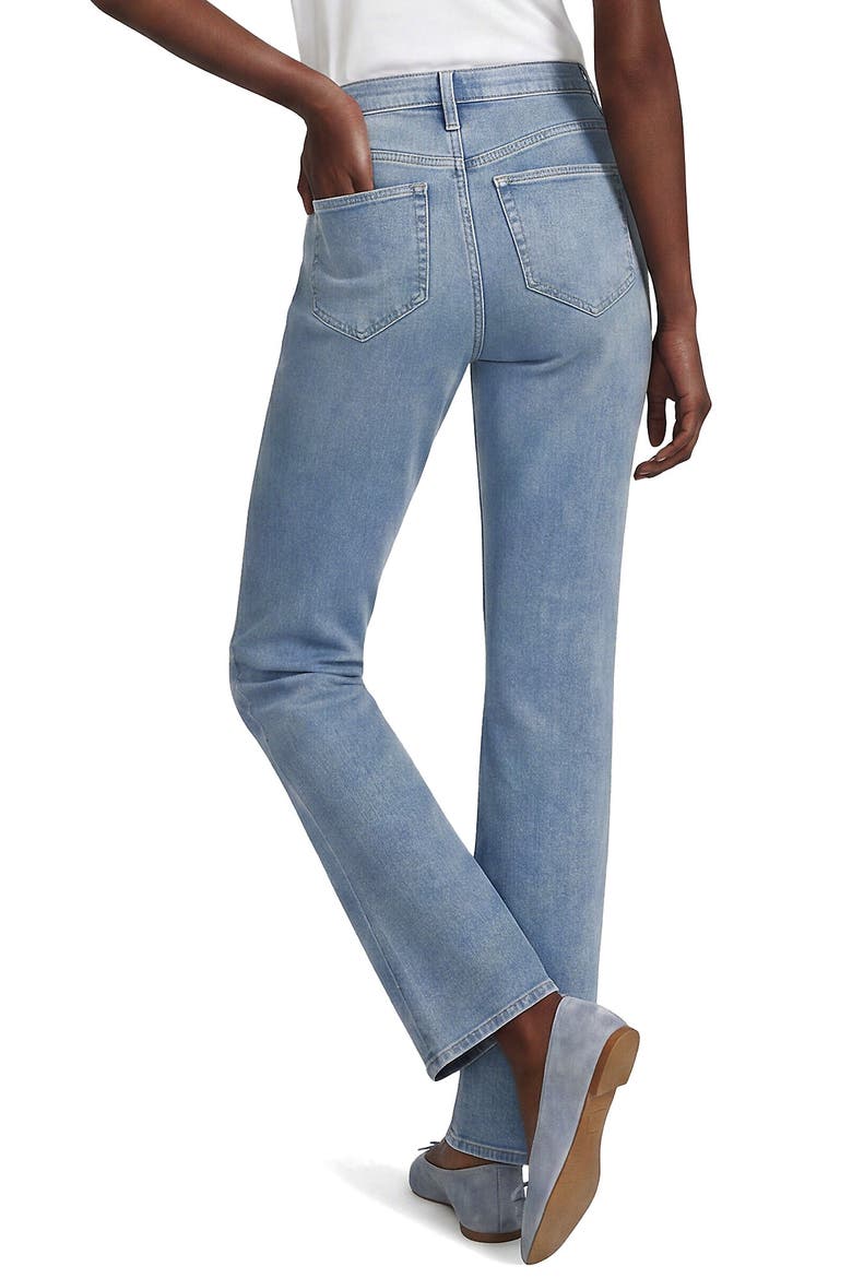 Recover High Rise Straight Leg Blue Jeans, Alternate, color, Lake Blue Wash