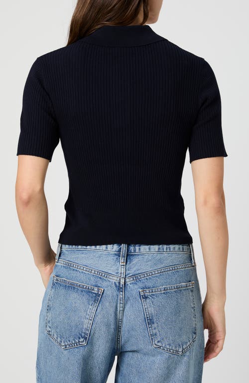 French Connection Alonzo Ribbed Button Up Cardigan In Blue