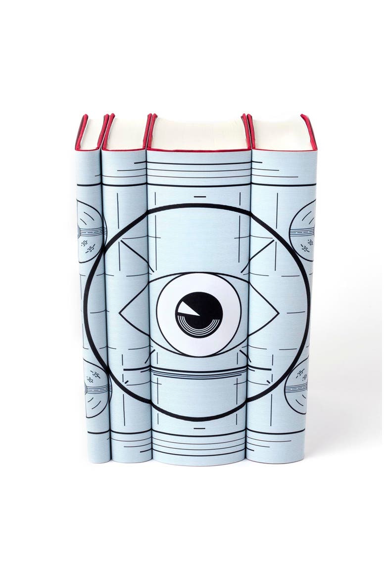 George Orwell Book Set, Alternate, color, Blue Grey