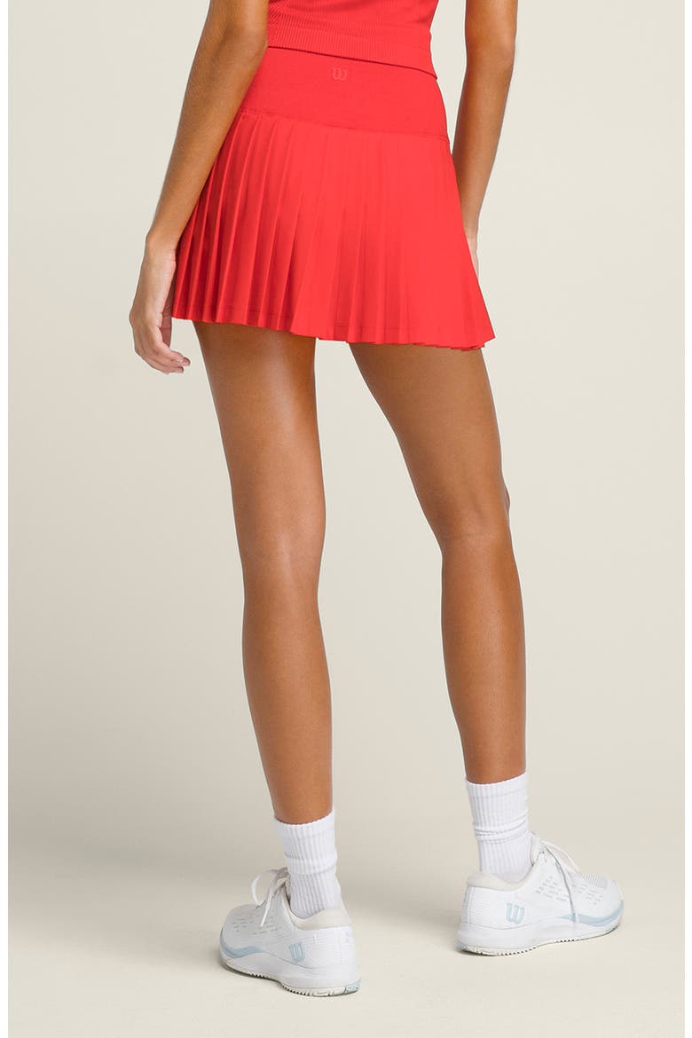 Midtown Tennis Skirt, Alternate, color, INFRARED