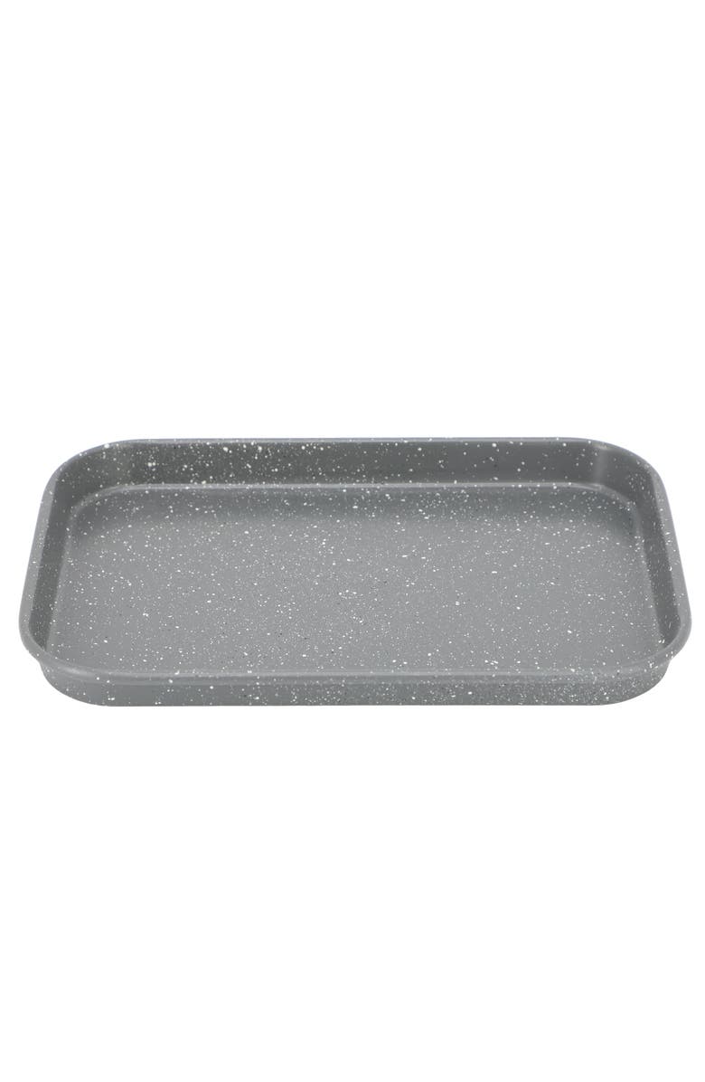 OSTER Greystone 4 Piece Nonstick Carbon Steel Toaster Oven Bakeware Set, Alternate, color, Grey