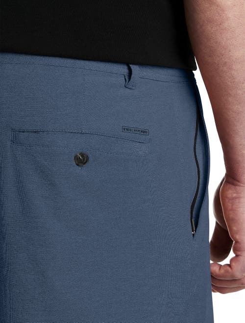 O'neill Big & Tall Reserve Light Check Hybrid Shorts In Navy