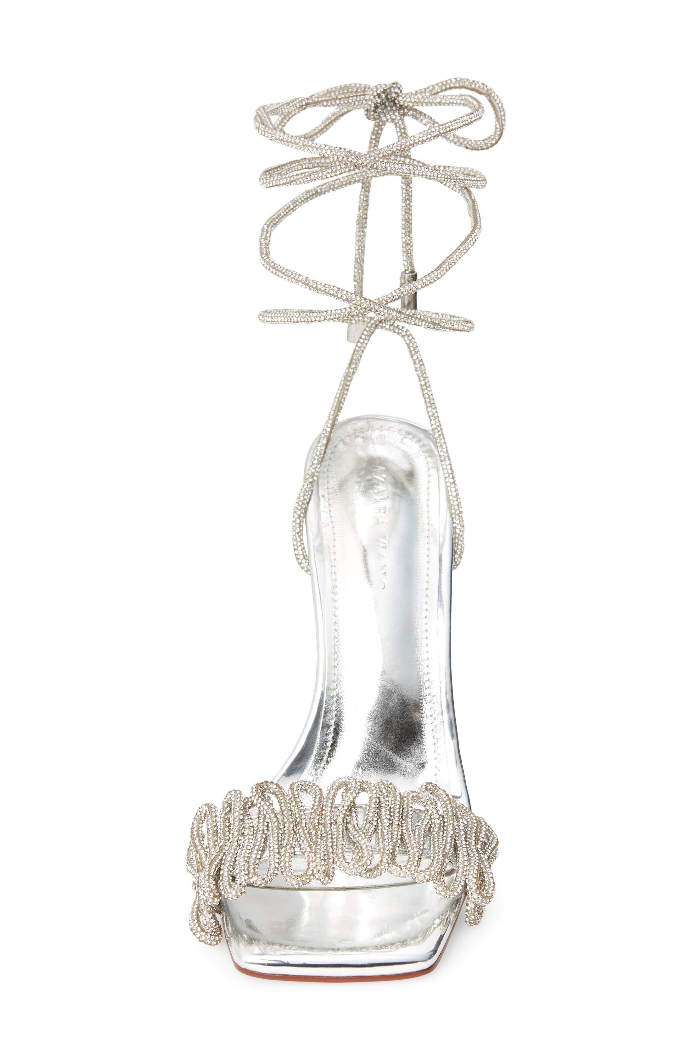 AZALEA WANG Bayleaf Ankle Wrap Sandal, Alternate, color, 