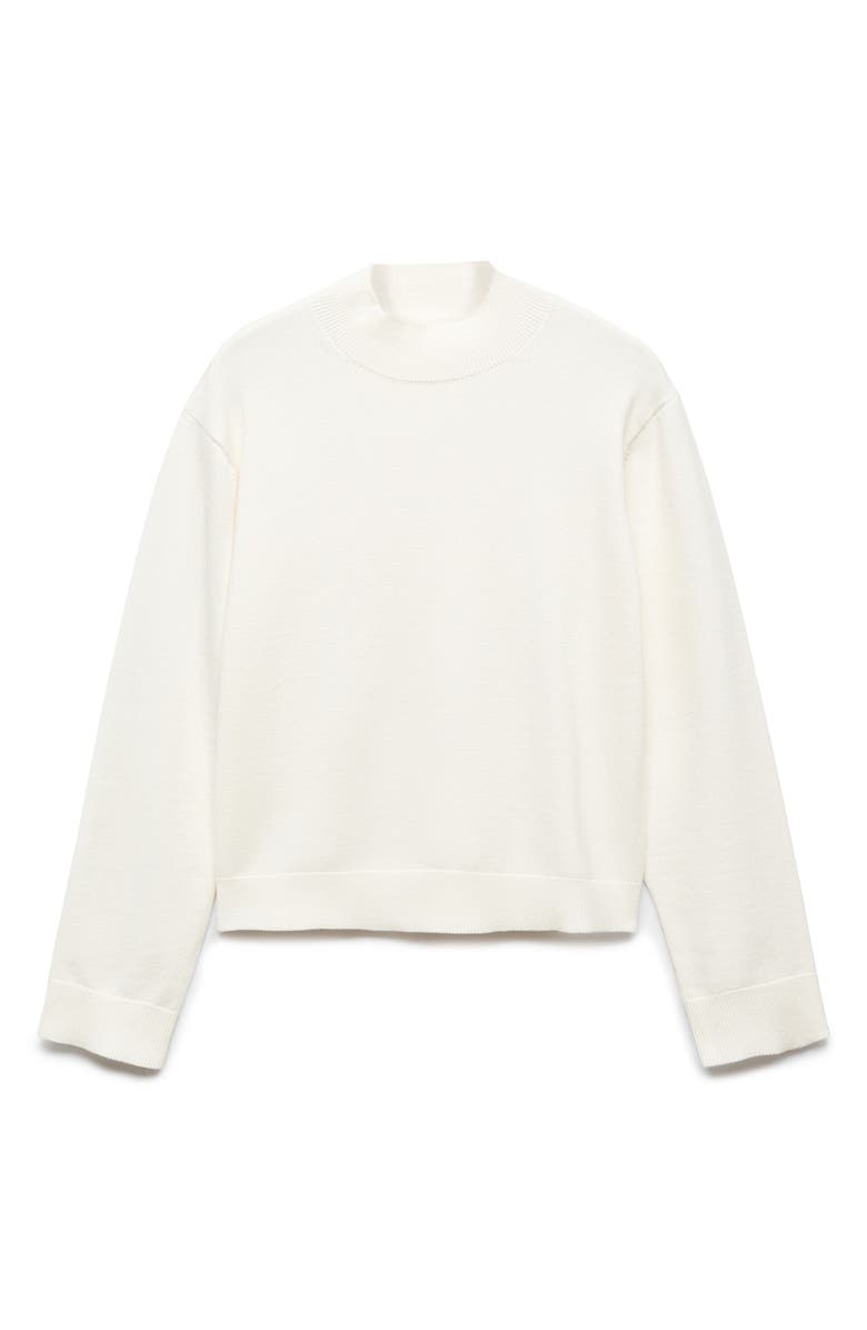 MANGO Perkins Mock Neck Sweater, Main, color,