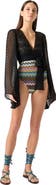 Missoni Wrap Top In Lamé Viscose With Raschel Workmanship