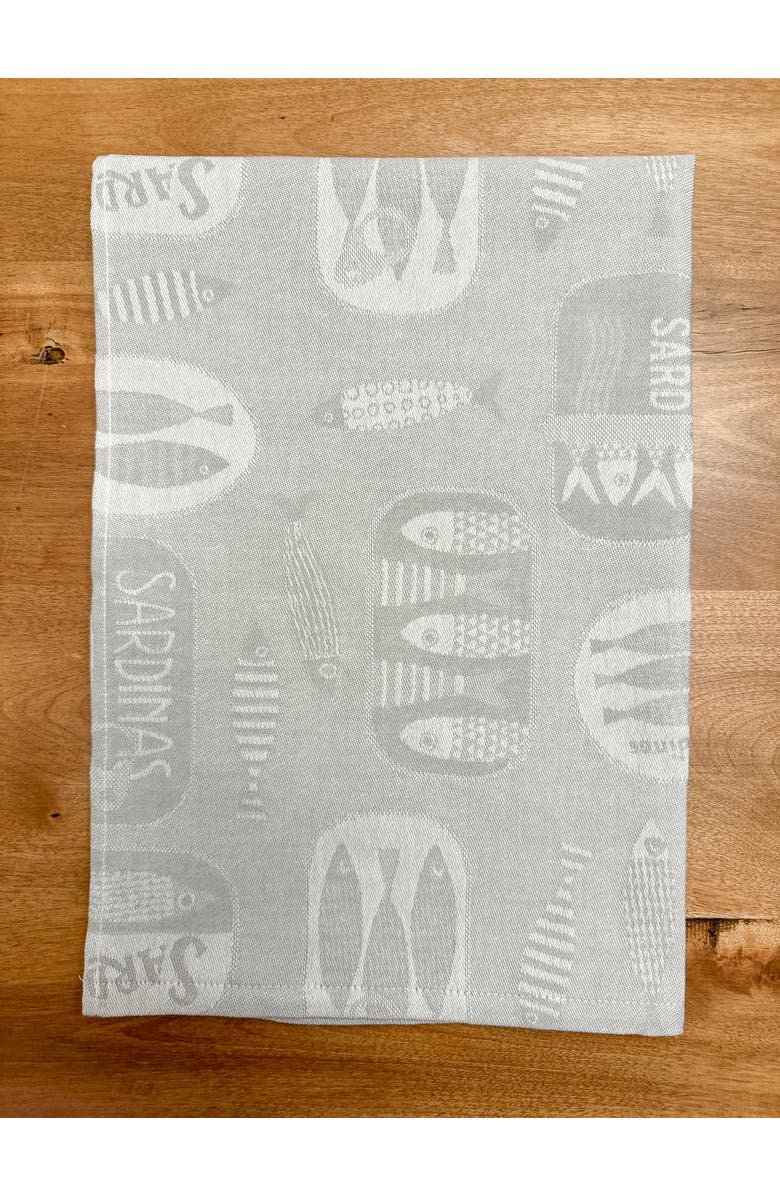 Anaya Simply Sardines Kitchen Towels - Set of 2, Alternate, color, 