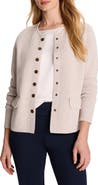 NIC+ZOE Collarless Knit Jacket