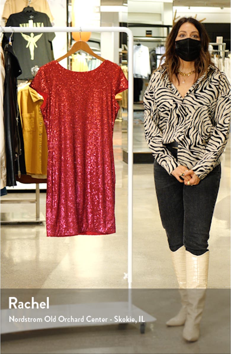 Brooks Sequin Body-Con Dress, sales video thumbnail