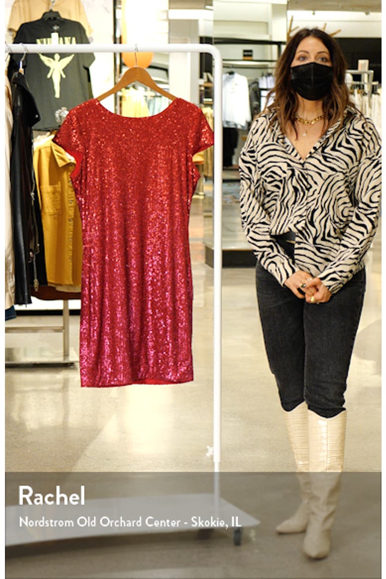 Brooks Sequin Body-Con Dress video