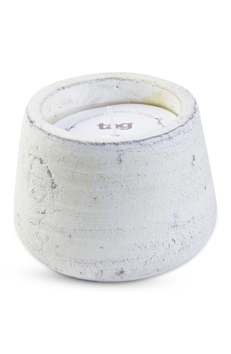 tag Nomad Citro Pot Cream Decorative Jar Candle with Citronella, Main, color, Beige