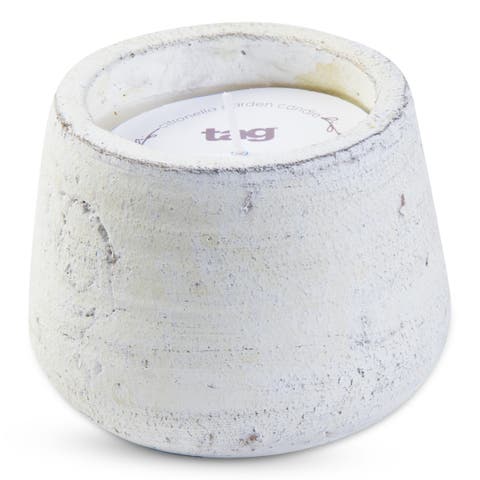 Nomad Citro Pot Cream Decorative Jar Candle with Citronella