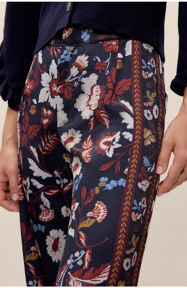 Rebecca Taylor Selah Pant, Alternate, color, Navy Combo