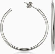 Oradina 14K Gold Sicily Hoops Earrings