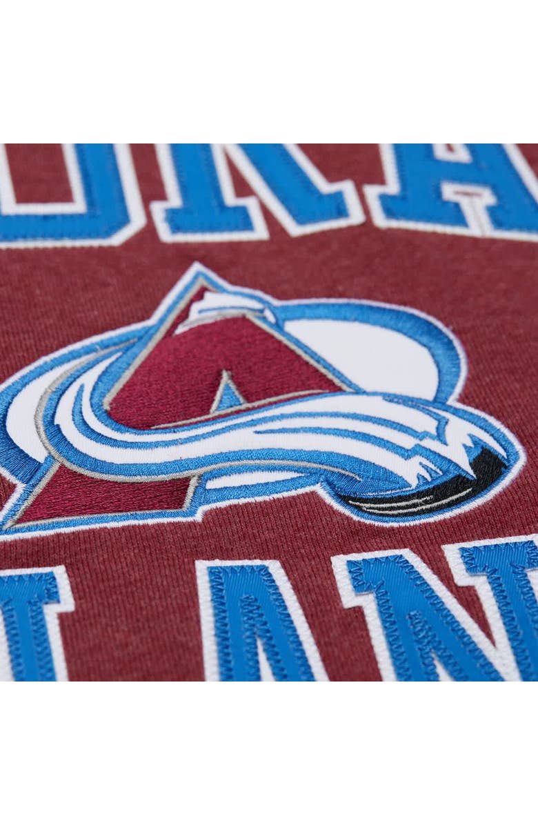 Mitchell & Ness Men's Mitchell & Ness Burgundy Colorado Avalanche Playoff Win Fleece Pullover Sweatshirt, Alternate, color, Burgundy