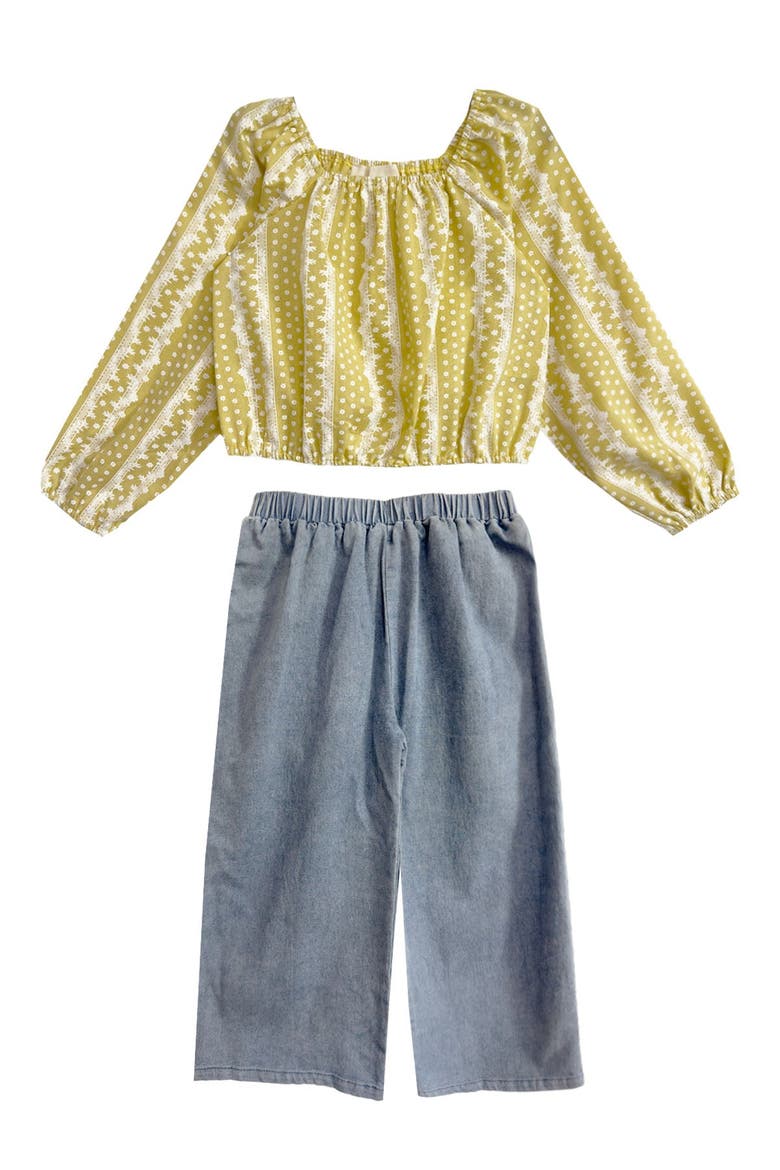 Magnolia Two Piece Set, Main, color, Yellow