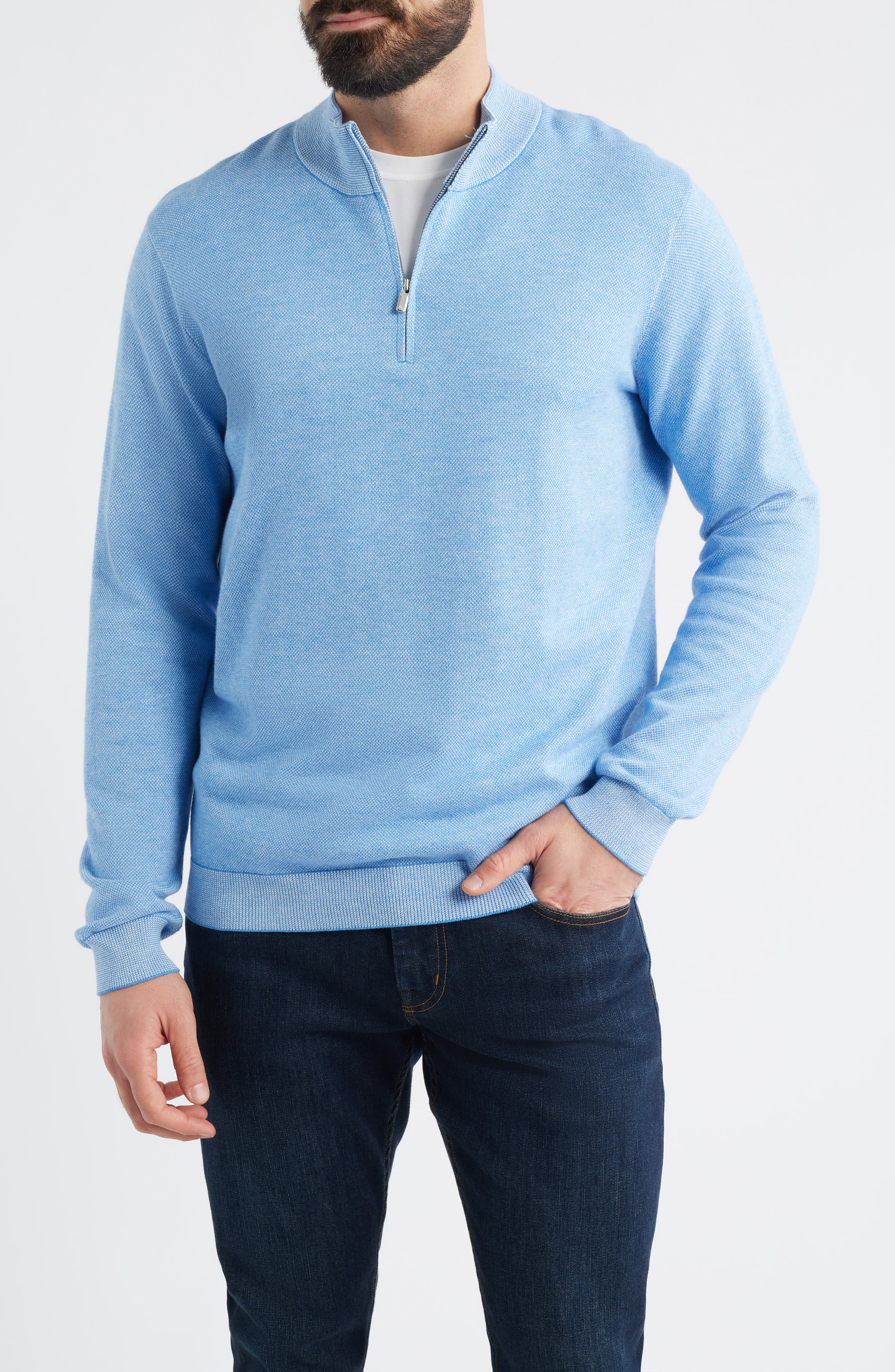 Coolspun Lite Quarter Zip Sweater - image 3