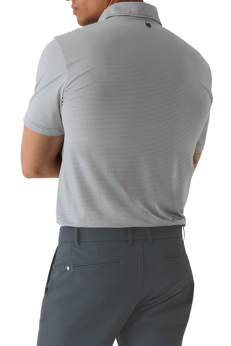 Saranac Stripe Performance Golf Polo, Alternate, color, SHADOW/ ARCTIC