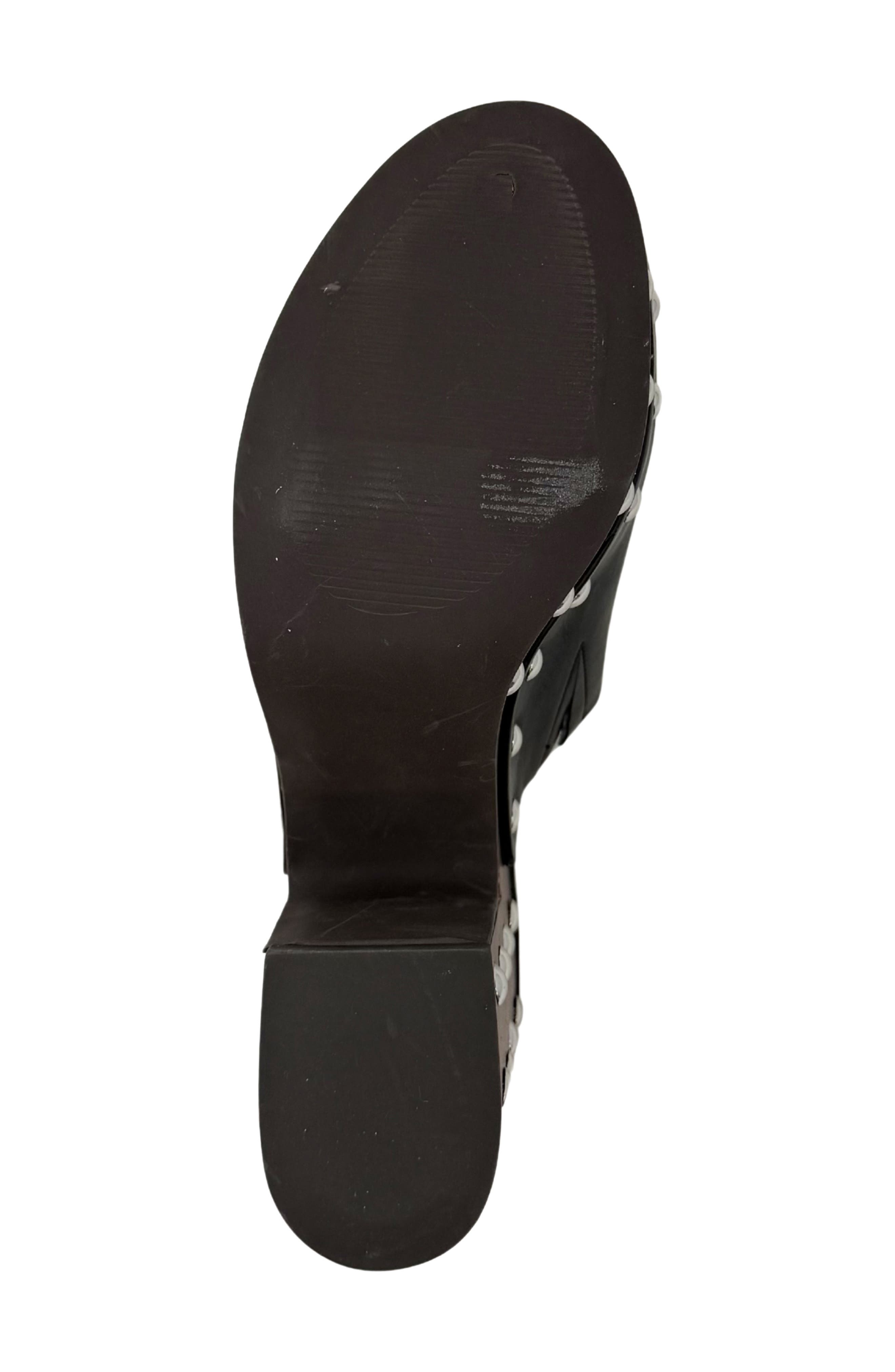 SHUSHOP Holly Platform Slide Sandal, Alternate, color, Black