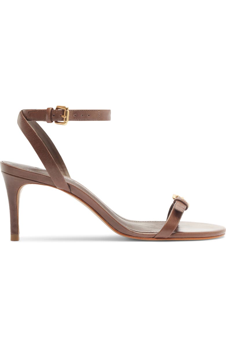Schutz Aurora Mid Ankle Strap Sandal, Alternate, color, Root Brown