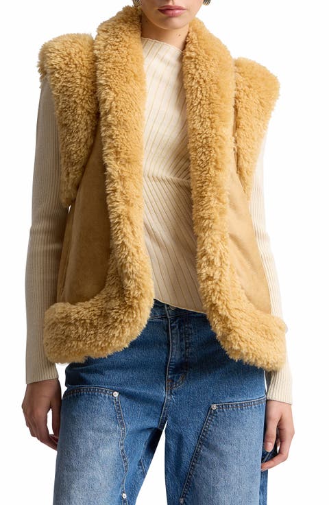 Faux Shearling Vest