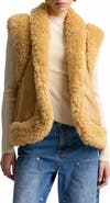 Avec Les Filles Faux Shearling Vest