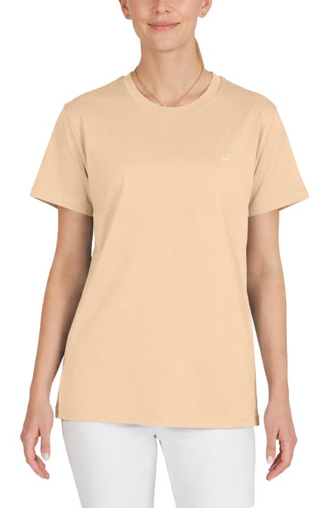Womens Lil Smile Jersey Relaxed Tee
