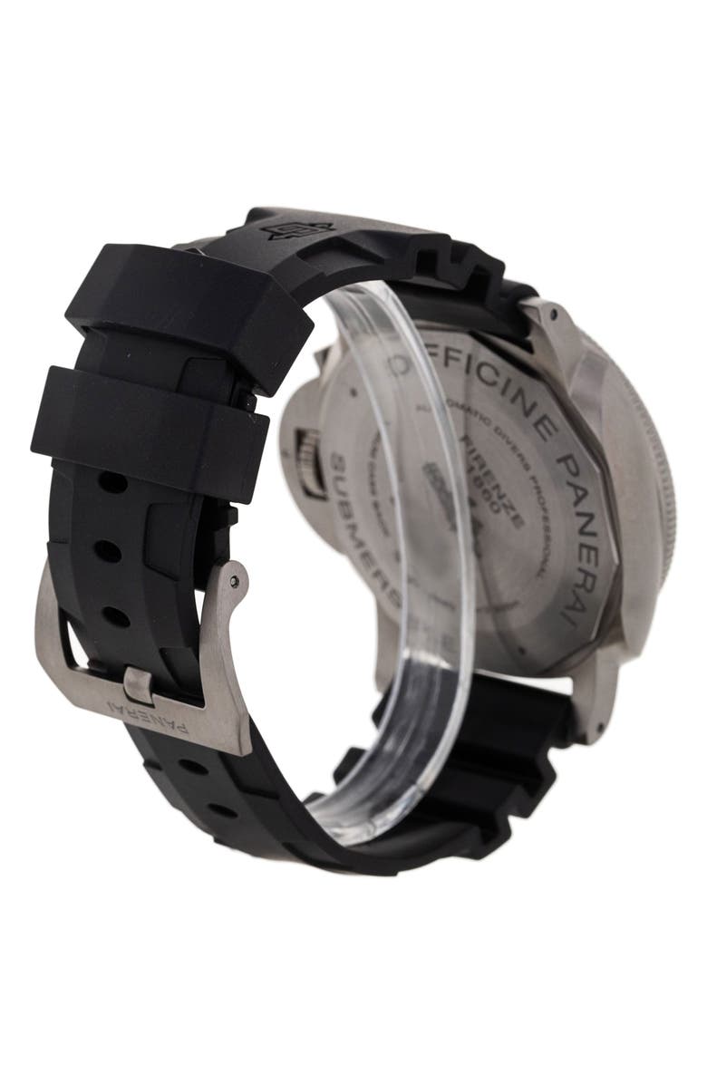 Watchfinder & Co. Panerai Preowned 2019 Luminor Submersible 1950 PAM00692 Automatic Rubber Strap Watch, 47mm, Alternate, color, Blue