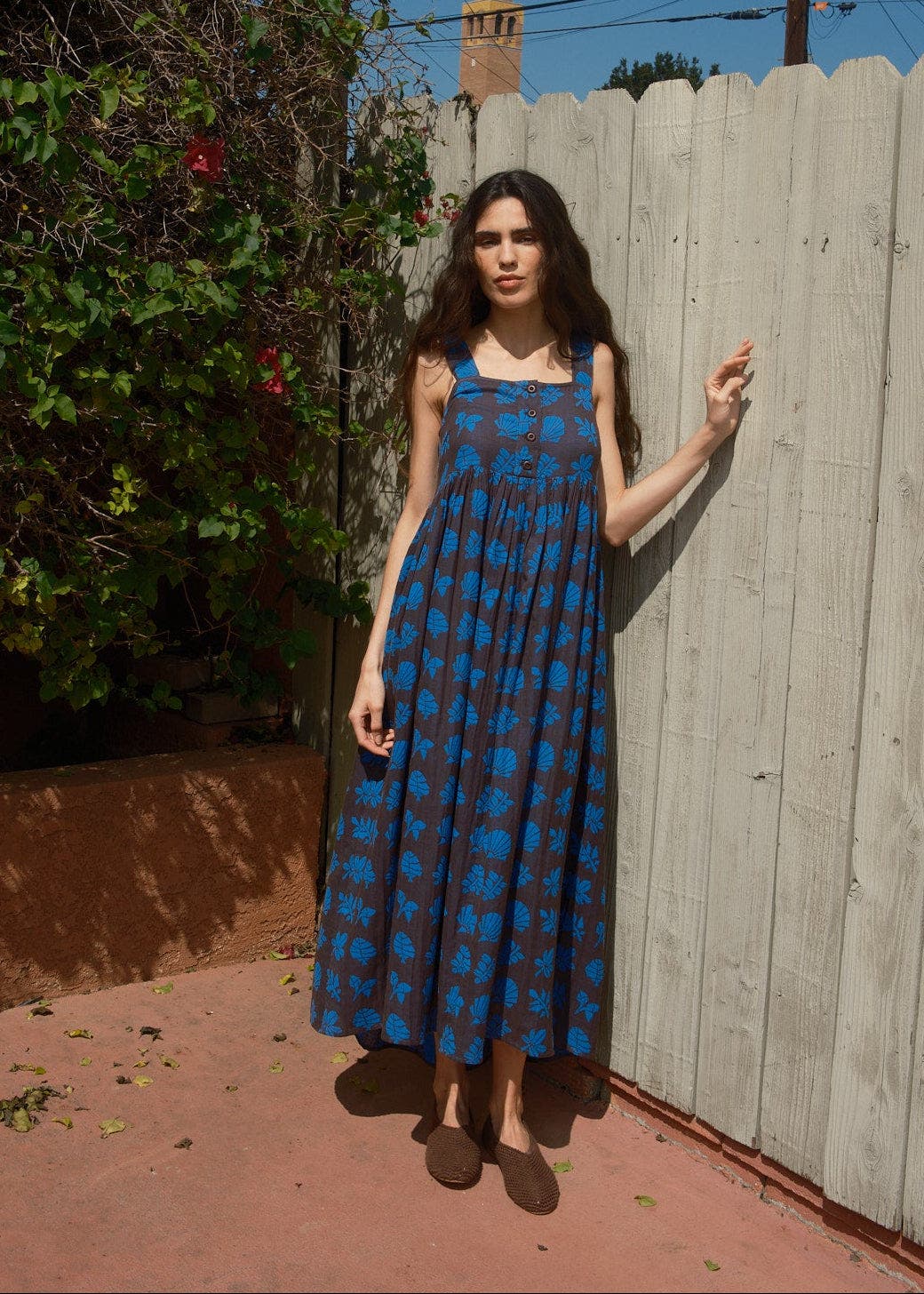 Gabby Button-up Ankle Length Dress - image 4