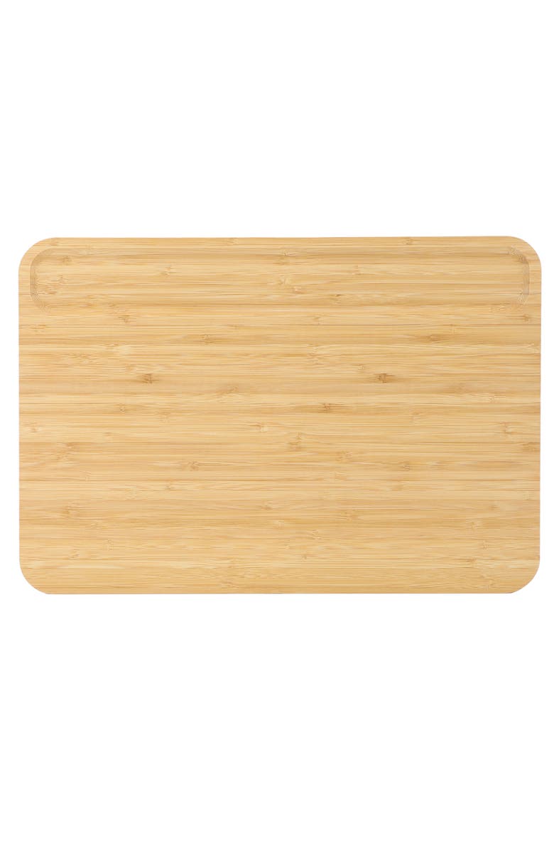 Megachef 3 Piece Wood Cutting, Prep and Serving Boards, Alternate, color, Brown